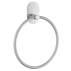 Smedbo Beslagsboden Brushed Stainless Steel Self Adhesive Towel Ring