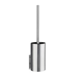 Smedbo Beslagsboden Brushed Stainless Steel Self Adhesive Toilet Brush and Holder