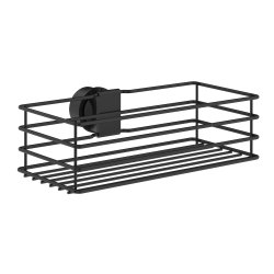 Smedbo Beslagsboden Black Shower Riser Rail Shower Basket