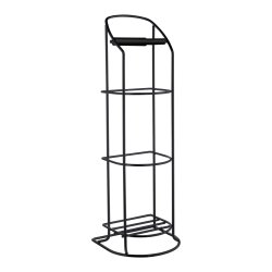 Smedbo Beslagsboden Black Freestanding Toilet Roll Holder Stand
