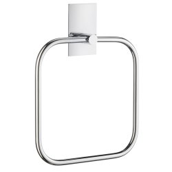 Smedbo Beslagsboden Chrome Self Adhesive Square Towel Ring