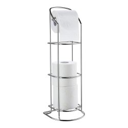 Smedbo Beslagsboden Chrome Freestanding Toilet Roll Holder Stand