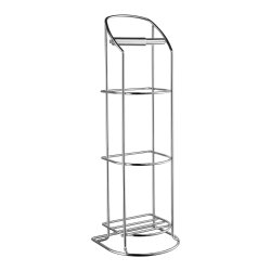 Smedbo Beslagsboden Chrome Freestanding Toilet Roll Holder Stand
