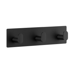 Smedbo Beslagsboden Cube Self Adhesive Triple Hook in Black