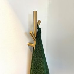 Smedbo Dry Brushed Brass Electrical Tree Towel Warmer