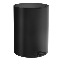 Smedbo Outline Lite Matt Black 6L Soft Close Pedal Bin