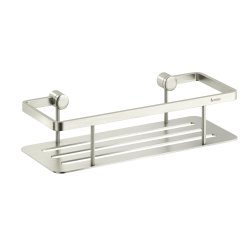 Smedbo Sideline Brushed Nickel 250 x 103mm Soap Basket