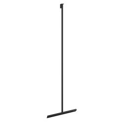 Smedbo Sideline Black Floor Squeegee with Self Adhesive Hook