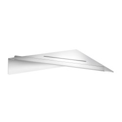 Smedbo Sideline Chrome Self Adhesive Corner Shower Shelf