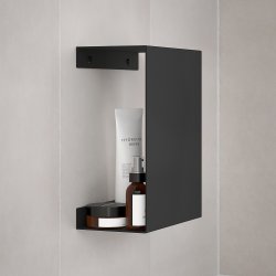 Smedbo Sideline Black Bathroom Shelf