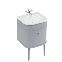 Burlington Chalfont 550mm Classic Grey Vanity Unit with Basin