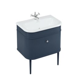 Burlington Chalfont 750mm Blue Vanity Unit with Basin