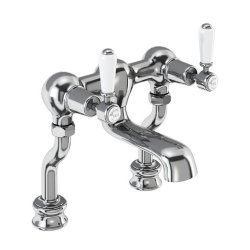 Burlington Kensington Chrome Deck Mounted Bath Filler Regent Base
