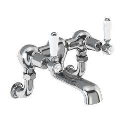 Burlington Kensington Chrome Wall Mounted Bath Filler