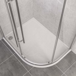 Vantage 900 x 760mm Offset Quadrant Shower Tray Right Hand