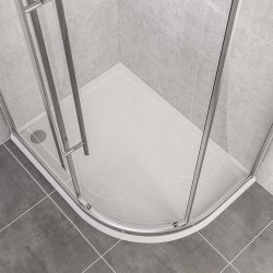 Vantage 1200 x 800mm Offset Quadrant Shower Tray Right Hand