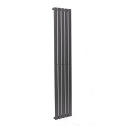 Scudo Bravo Anthracite 1800 x 340mm Vertical Single Designer Radiator