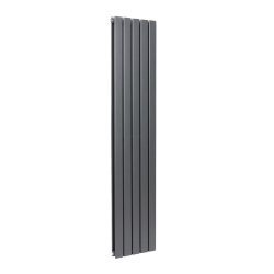 Scudo Bravo Anthracite 1800 x 340mm Vertical Double Designer Radiator