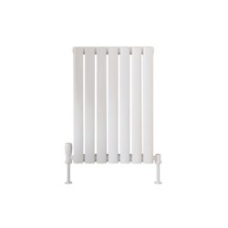 Scudo Apex White 600 x 413mm Horizontal Single Designer Radiator