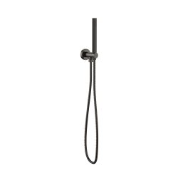 Scudo Gunmetal Shower Handset with Outlet and Holder