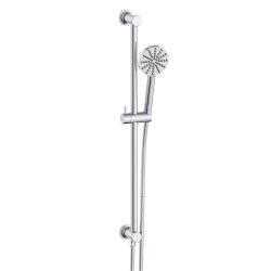 Scudo Chrome Concealed Shower Riser Rail