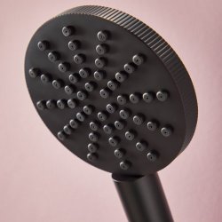 Scudo Matt Black Concealed Shower Riser Rail