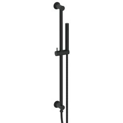 Scudo Matt Black Riser Rail and Handset with Hose