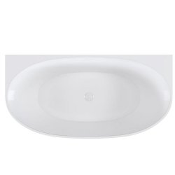 Beaufort Harlton 1500 x 750mm Back To Wall Freestanding Bath