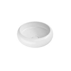 Scudo Riviera 360mm White Round Countertop Basin
