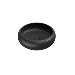 Scudo Riviera 360mm Black Round Countertop Basin