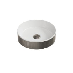 Scudo KOKO 360mm Gunmetal Fluted Countertop Basin
