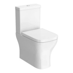 Scudo Porto Rimless Closed Back Pan with Cistern and Seat