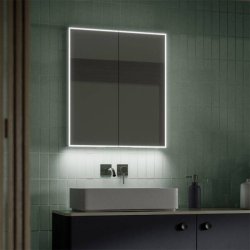HiB Exos 60 LED Demisting Mirror Cabinet