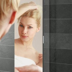 HiB Eris 30 Single Door Tall Mirror Cabinet-1