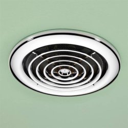 HiB Turbo Non-Illuminated Inline Chrome Extractor Fan