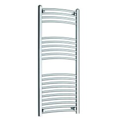 Kartell K-Rail 22mm Curved Chrome Towel Rail 800 x 400mm