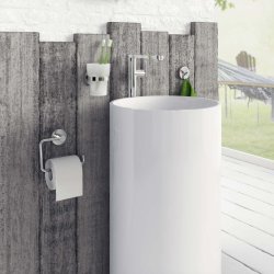 Smedbo Home Polished Chrome Toilet Roll Holder