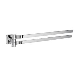 Smedbo Ice Polished Chrome Swing Arm Towel Rail