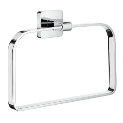Smedbo Ice Polished Chrome Towel Ring
