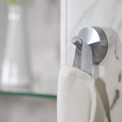Smedbo Home Brushed Chrome Towel Hook