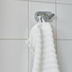 Smedbo Home Polished Chrome Double Towel Hook