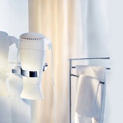 Smedbo Air Chrome Holder for Hairdryer and Straightener