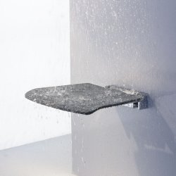 Smedbo Living Dark Grey Folding Wall Mounted Shower Seat