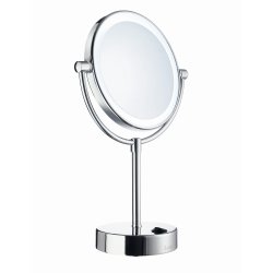 Smedbo Outline Round LED Shaving and Makeup Mirror