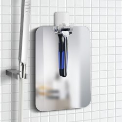 Smedbo Outline Lite Plastic Mirror with Self Adhesive Hook
