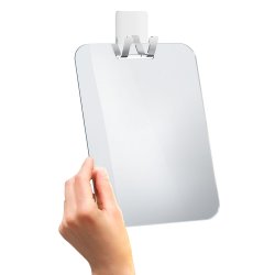 Smedbo Outline Lite Plastic Mirror with Self Adhesive Hook