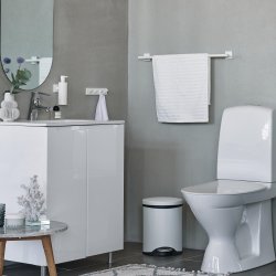 Smedbo Outline Lite White 6L Soft Close Pedal Bin