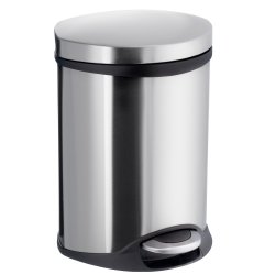 Smedbo Outline Lite Brushed Stainless Steel 6L Soft Close Pedal Bin