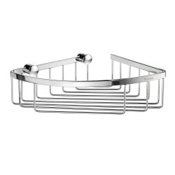 Smedbo Sideline Chrome 195 x 195mm Corner Soap Basket