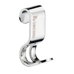 Smedbo Sideline Chrome Soap Baskets Hook Pair